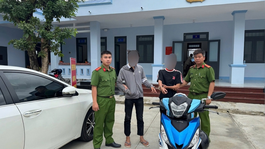 2 kẻ cướp tài sản bị bắt sau hơn 5 giờ bỏ trốn